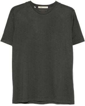 Maurizio Baldassari T-Shirt En Laine Mérinos - Noir