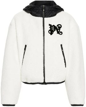 Palm Angels Monogram Cozy Ski Jacket - White