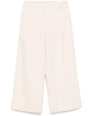 Shiatzy Chen Straight Pants - White