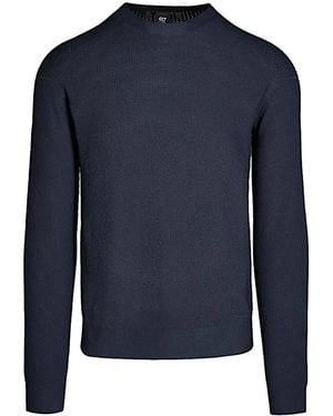 ALPHATAURI Waffle-Knit Sweater - Blue