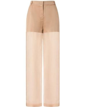 Pinko Wide-Leg Trousers - Natural