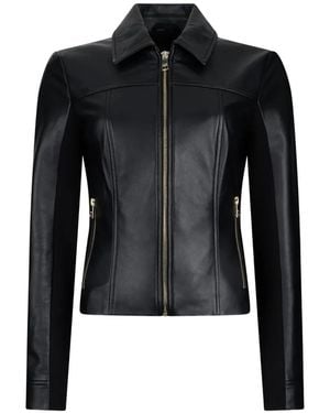 Liu Jo Leather Jacket - Black