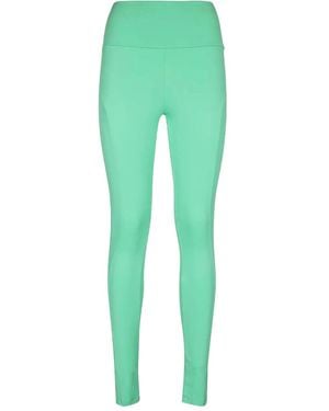 MSGM High-Waist Leggings - Green