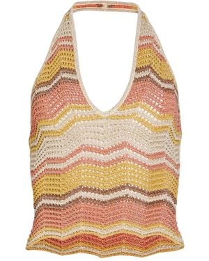 retroféte Top Luz Con Scollo All'Americana - Neutro
