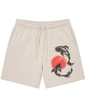 Melt Shorts Con Stampa E Coulisse - Bianco
