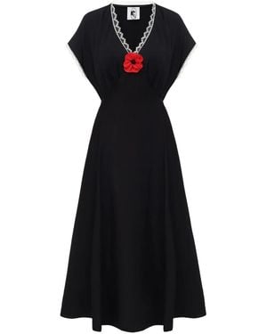 Sleeper Poppi Midi Dress - Black