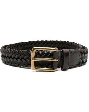 Dragon Diffusion 9Ply Polo Intreccio Braided Belt - Black