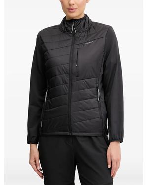 Viking Zemu Quilted Paneled Jacket - Black