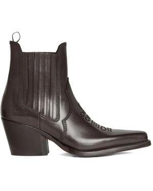 DSquared² Western Heeled Ankle Boots - Brown