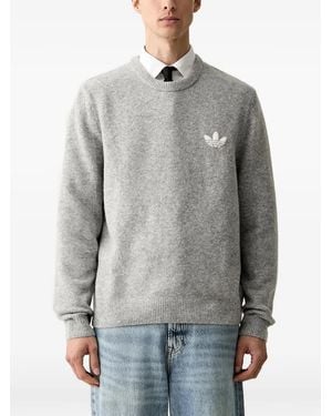 adidas Trefoil Essentials Pullover - Grau