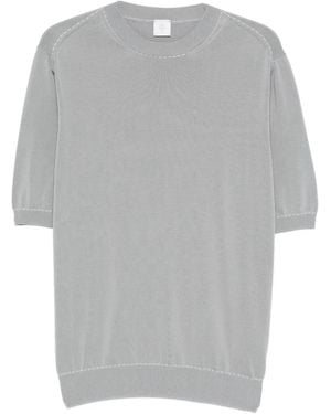 Eleventy Round-Neck T-Shirt - Grey
