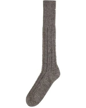 Maison Margiela Calcetines de lana - Gris
