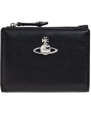 Vivienne Westwood Orb Zip Wallet - Black