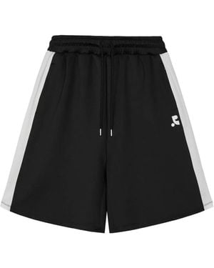 Rest&Recreation Jersey-Shorts mit Einsätzen - Schwarz