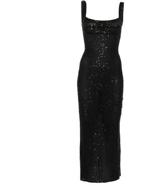 Atu Body Couture Sequinned Midi Dress - Black