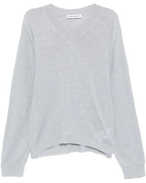 Our Legacy V-Neck Long-Sleeved Jumper - Grey