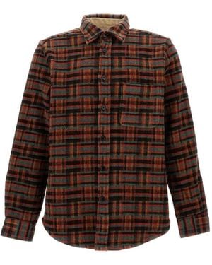 Portuguese Flannel Stringer Patch-Pocket Flannel Shirt - Brown