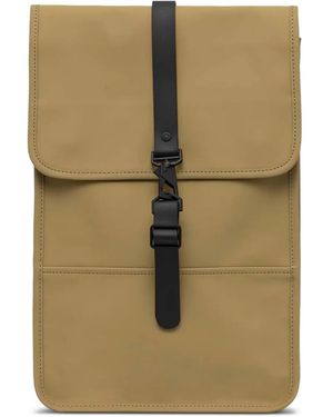 Rains 13020 Buckle-Strap Backpack - Natural