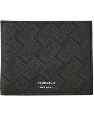 Ferragamo Monogram Wallet - Schwarz