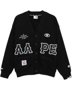 Aape By A Bathing Ape Sudadera Moonface - Negro