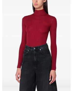 6397 Jersey Con Cuello Alto - Rojo