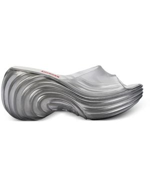 Melissa X Diesel Quantum Platform Sandals - Grey