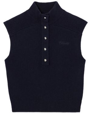 Claudie Pierlot Sleeveless Wool Jumper - Blue