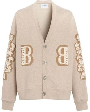 Barrie Cardigan À Logo B - Neutre
