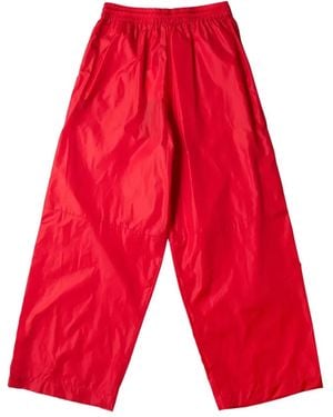 Simone Rocha Wide-Leg Track Trousers - Red