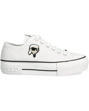KARL LAGERFELD Ikon Kampus Max Trainers - White
