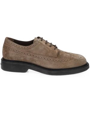 Hogan Lace-Up Brogues - Brown