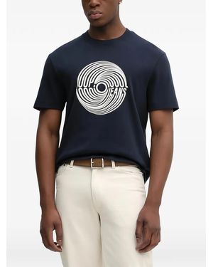 Joop! Graphic Print T-Shirt - Blue