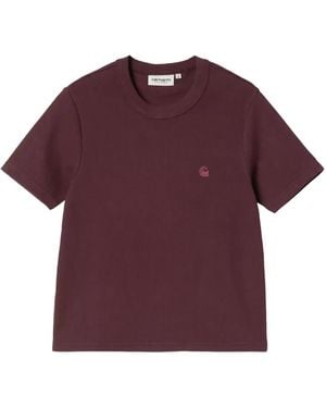 Carhartt T-Shirt Philippa Girocollo - Viola