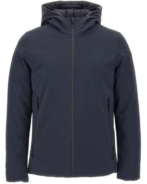 Rrd Hooded Padded Jacket - Blue