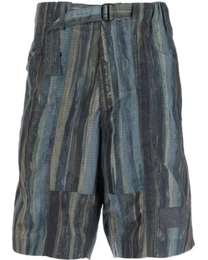 Paul Smith Woodland-Print Bermuda Shorts - Grey