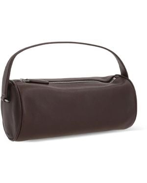 The Row Ronde 90S Leren Shopper - Bruin