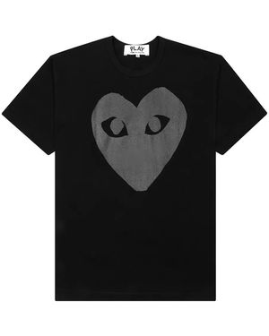 COMME DES GARÇONS PLAY Logo-Print T-Shirt - Black