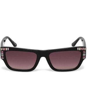 GUESS EYEWEAR Rectangle-Frame Sunglasses - Purple