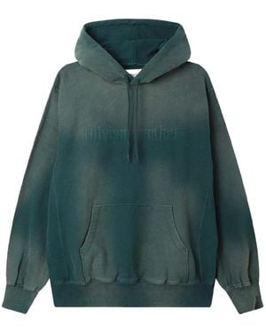 thisisneverthat Embroidered Faded Hoodie - Green