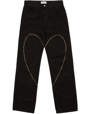 Carne Bollente Vaqueros Heart Break - Negro