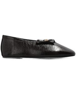 Ganni Jenny Ballet Flats - Black