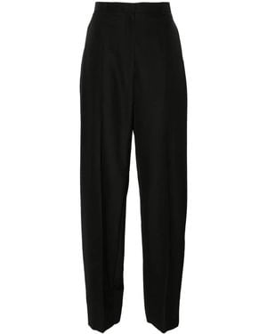 Alexander Wang Slit-Detail Tapered Trousers - Black