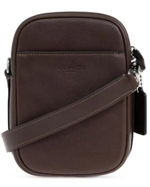 COACH Bolso messenger Hitch - Marrón