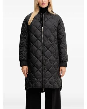 Twinset Zip Fastening Coat - Black
