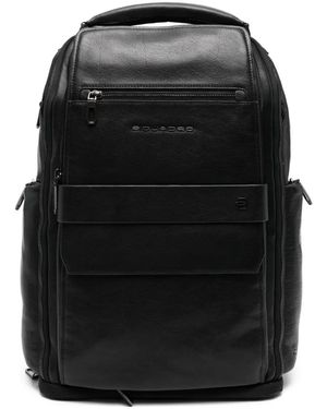 Piquadro Sac À Dos À Fermeture Zippée - Black