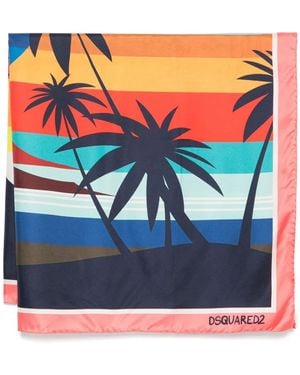 DSquared² Habotai スカーフ - ブルー