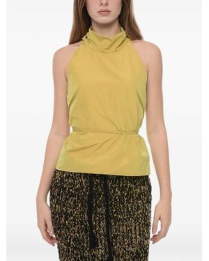 Co.Go Halter-Neck Top - Yellow