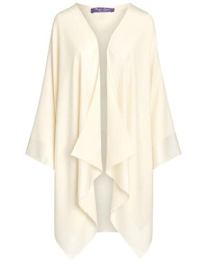 Ralph Lauren Contrast-Trim Scarf - Natural