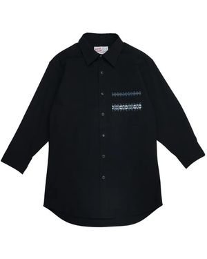 Oscar Ouyang Chemise À Poche Brodées - Black