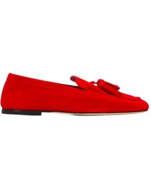 Dear Frances Balla Tassel-Detail Loafers - Red